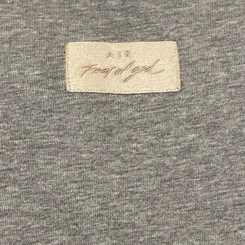 Nike x Fear of God NBA Warm Up T-Shirt L like new, grey heather