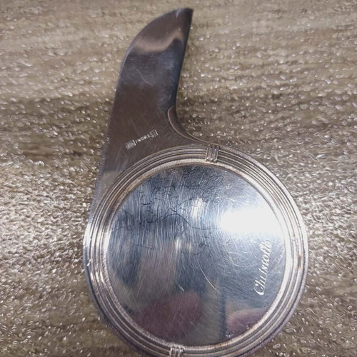 Christofle bottle opener like new, silver plated