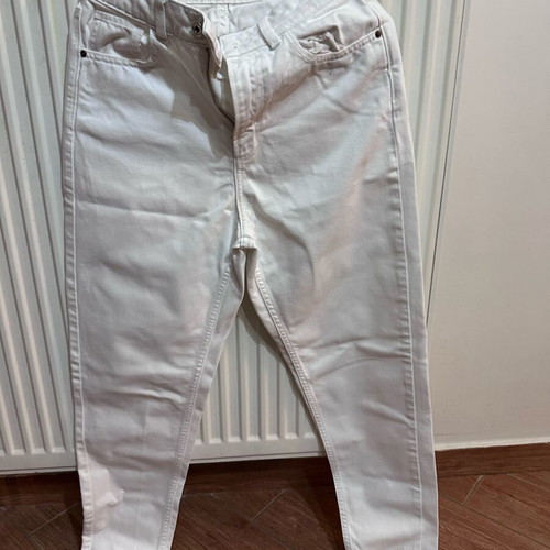 Zara women's white jeans like new, size S