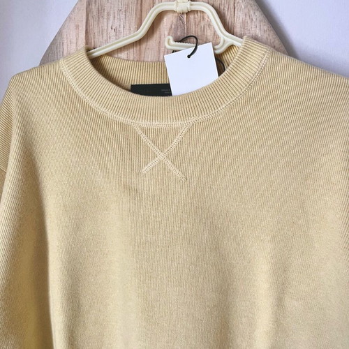 Zara yellow plain knit jumper new, size S