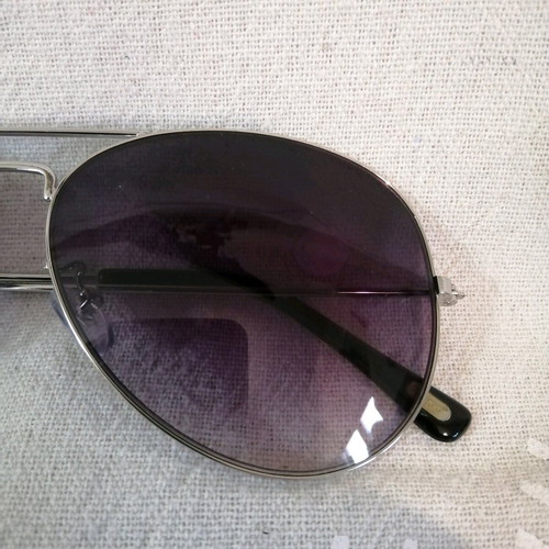 Zippo aviator sunglasses with silver frame like new