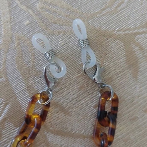 Brown glasses chain new