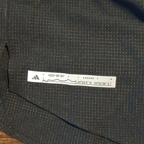 Adidas running shorts new, size M, black, reflective details