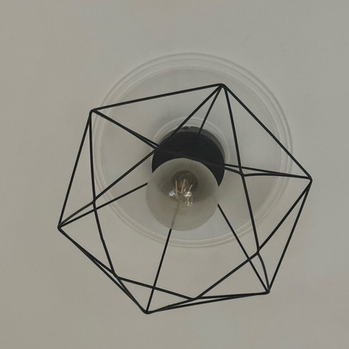 Leroy Merlin metal ceiling light like new, diameter 0.30cm