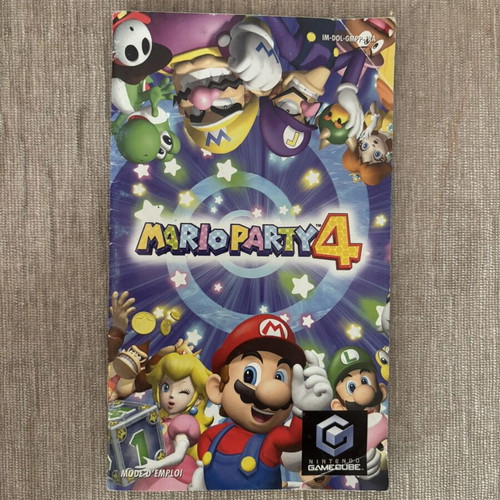 Mario Party 4 Nintendo GameCube manual used