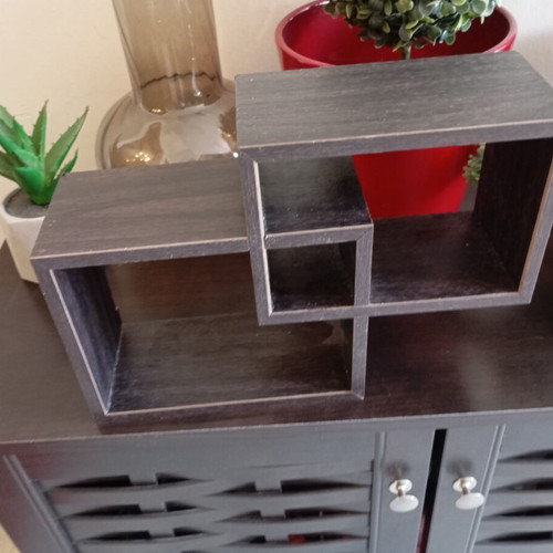 Rafi Tixou shelf like new, 30 pounds total, 22 height, brown part about 20