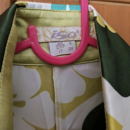 Iso satin shirt like new, multicolor, size S