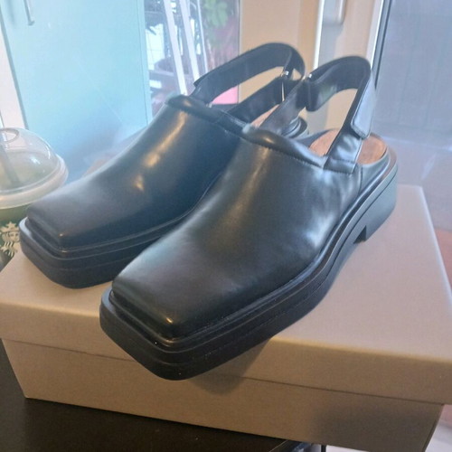 Vagabond Eyra Slingback Sandals New Black Size 38