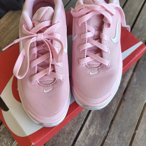 Nike Air Max sneakers, pink and white, size 36.5