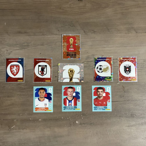 Panini stickers pack new