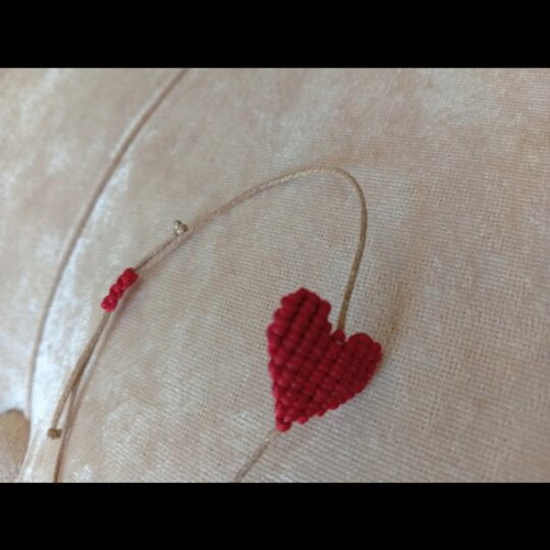 Macrame bracelets with mastic wood like new