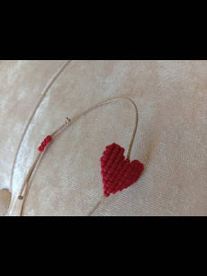 Macrame bracelets with mastic wood like new