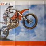 KTM 2003 poster with all models, new