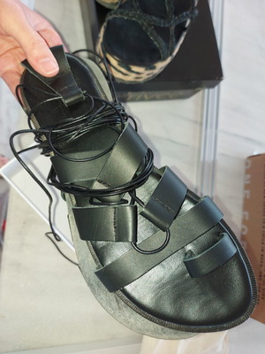 Sandalista sandals used, black, size 39, sandals