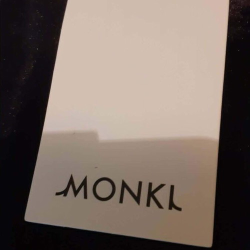 Monki Black Velour Blouse Size M Like New