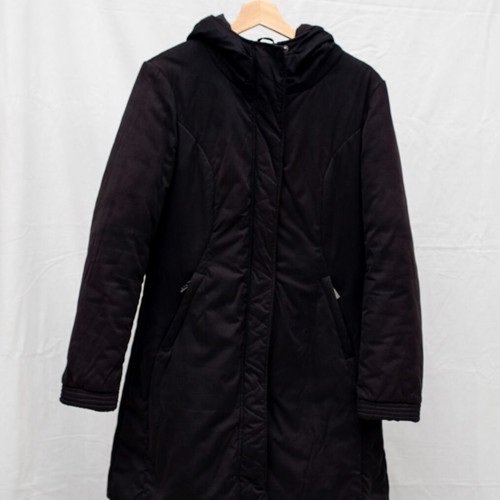 Long jacket with hood black A.L.E. used