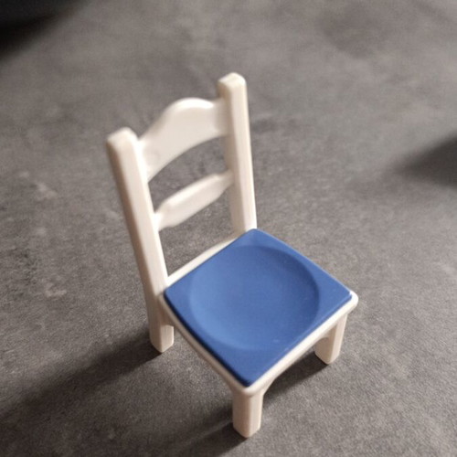 Playmobil wooden-style white chair