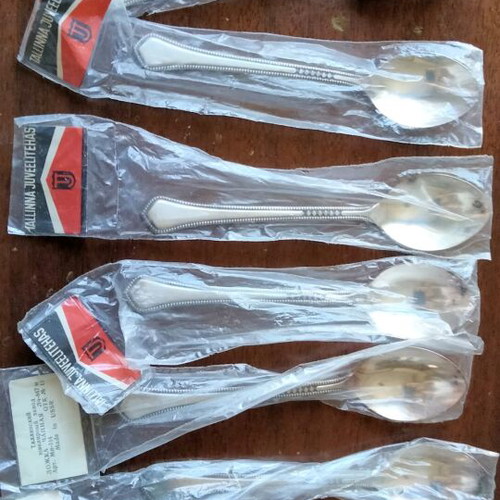 Tallinna Juveelitehas 66-piece silver-plated cutlery set new