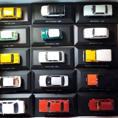 Hachette Unforgettable Cars Collection Model Cars used, scale 1:43