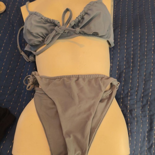 Bikini set like new, pastel turquoise, size M