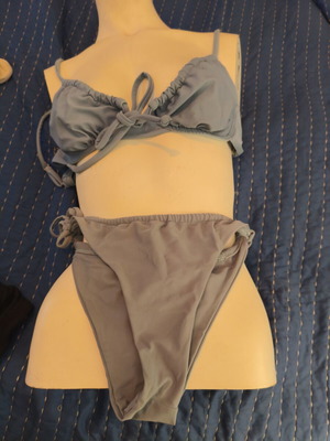 Bikini set like new, pastel turquoise, size M