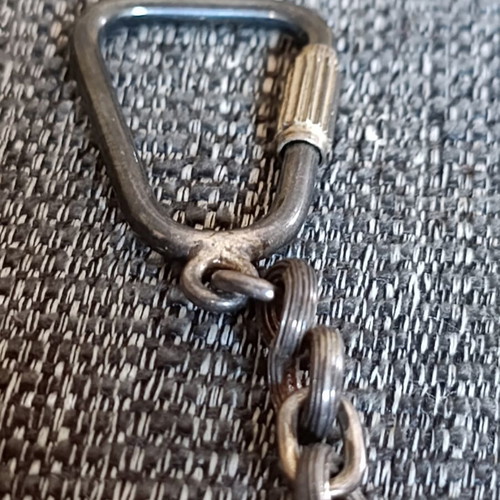 Vintage 925 silver handmade keychain, 20 grams