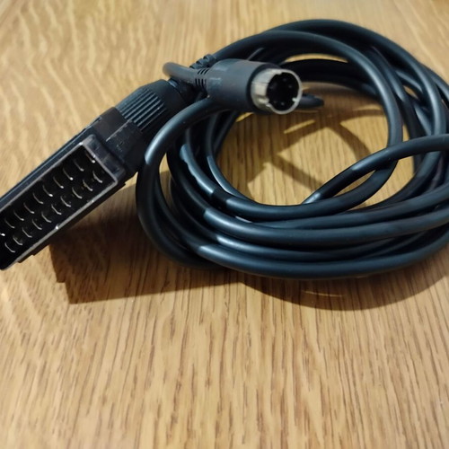 Cable 1 x SCART male - 1 x S-VIDEO male like new