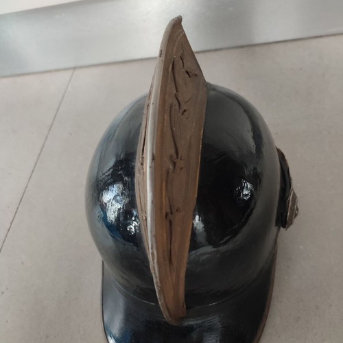 Firefighter helmet antique used, 1980s