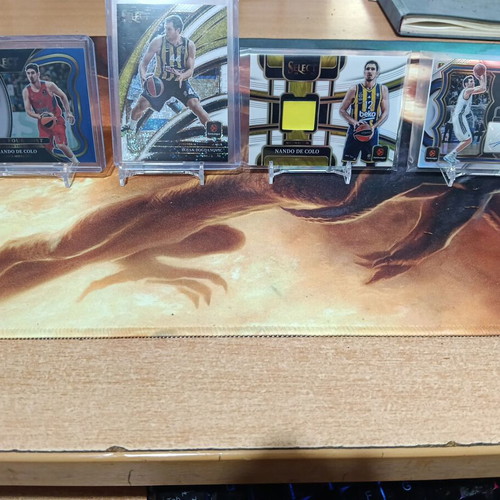EuroLeague Basketball Card Lot 4 premium, near mint condition