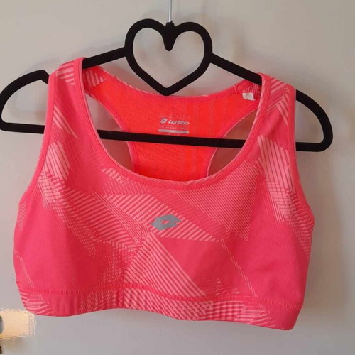 Lotto sports bra XL like new, pink