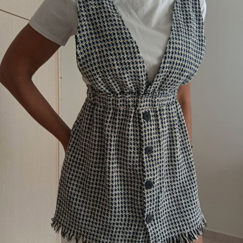 Tweed Zara dress like new, worn once, size L