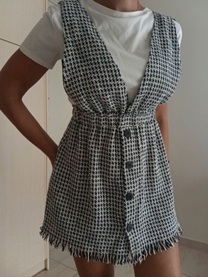 Tweed Zara dress like new, worn once, size L