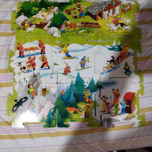 Puzzle book with 2 stories used