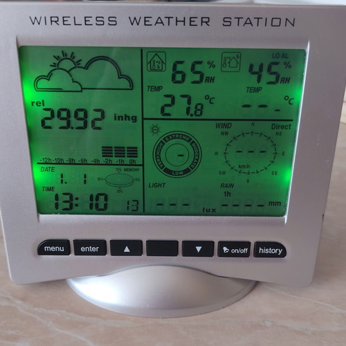 Alecto Wireless Weather Station like new, multifunctional