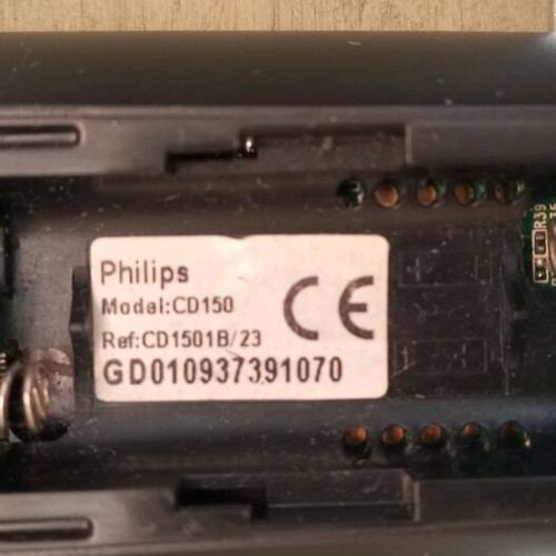 Philips wireless phone like new, black