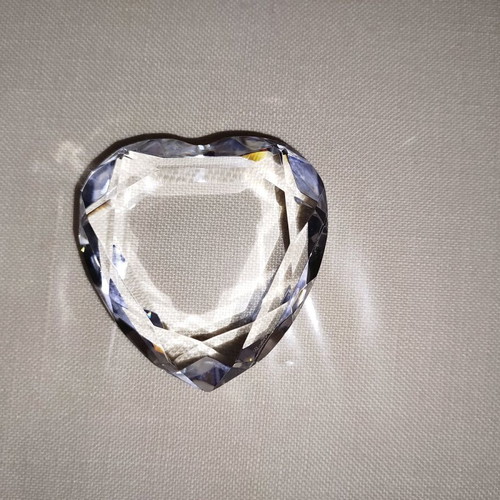 Rosenthal crystal heart new table decor