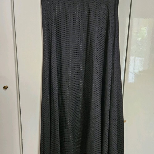 Midi high-waisted skirt like new, size S, black