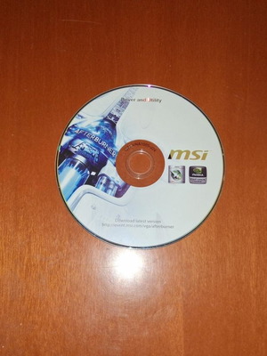 MSI Afterburner Driver and Utility CD like new