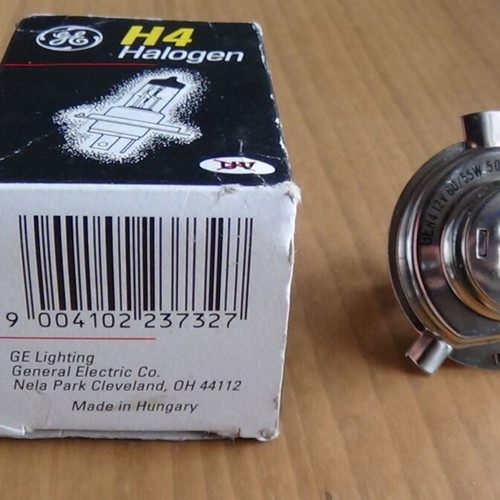General Electric H4 halogen car bulb new