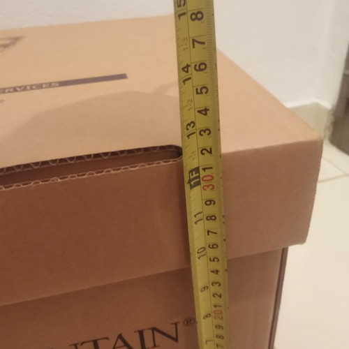 Storage boxes used, set of 4 pieces