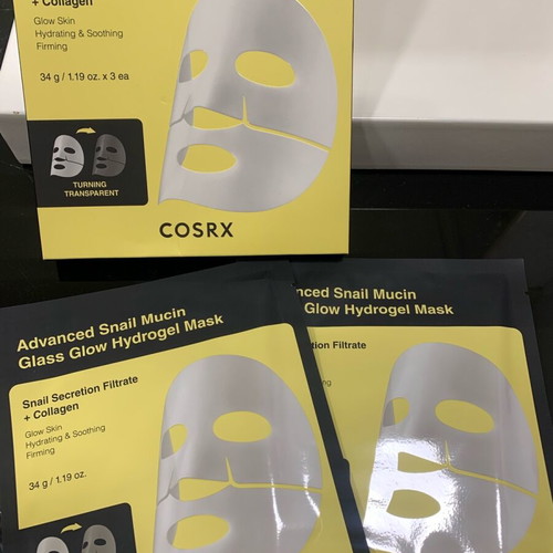 Cosrx Advanced Snail Mucin Glass Glow Hydrogel Mask new
