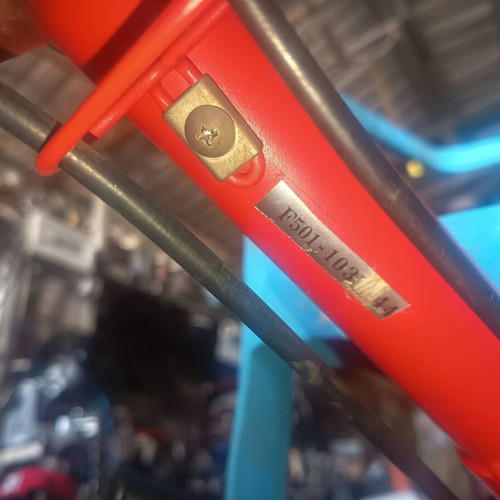 Honda F501 four-stroke tiller refurbished with Honda GX140 engine