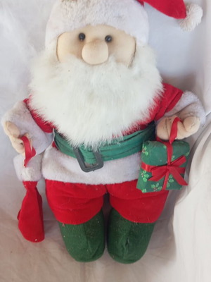 Plush Santa Claus 35 cm like new