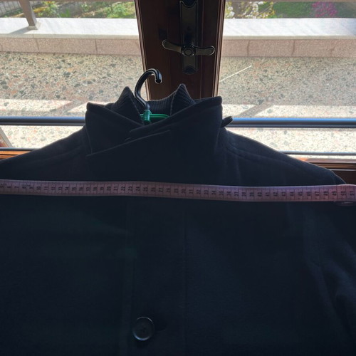 Hugo Boss cashmere-wool coat large 48 black like new