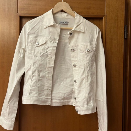 Victoria Verdi spring jacket like new, white, size M