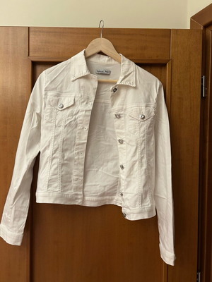 Victoria Verdi spring jacket like new, white, size M