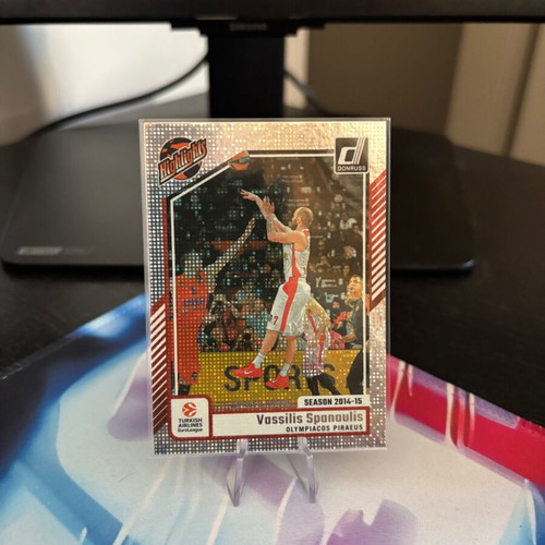 Vassilis Spanoulis 2024-25 Panini Donruss EuroLeague Highlights Press Proof card near mint