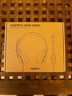 Logitech wired headset new