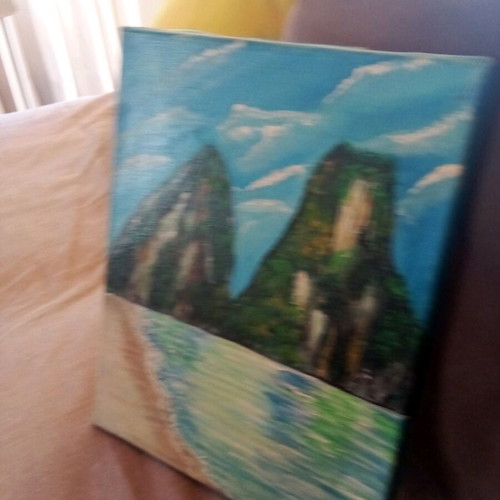 Painting on canvas like new