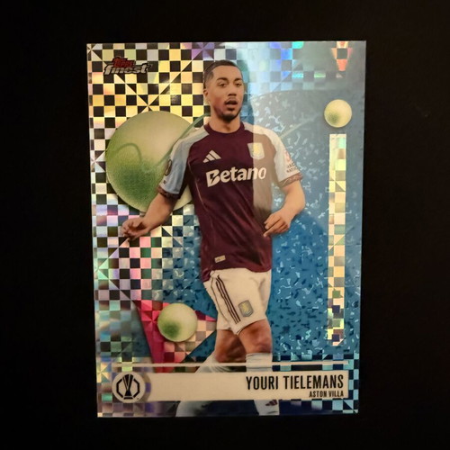 2025-26 Topps Finest UEFA Youri Tielemans #83 Checkerboard card new